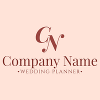 Monogram logo - Servicio de bodas