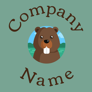 Old Copper Beaver on a Acapulco background - Tiere & Haustiere