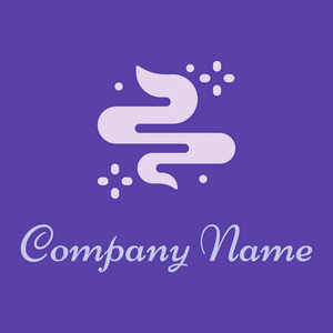 Magic logo on a Royal Purple background - Abstrato
