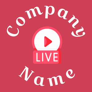 Instagram live logo on a Mandy background - Comunicaciones
