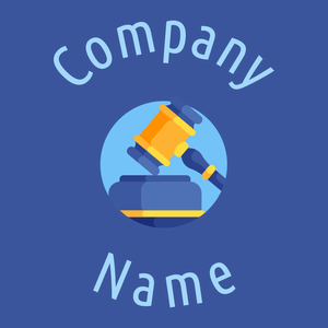 Legal logo on a Mariner background - Entreprise & Consultant