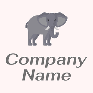 Elephant on a Snow background - Animaux & Animaux de compagnie