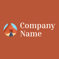 Mine logo on a Smoke Tree background - Handel & Beratung
