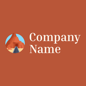 Mine logo on a Smoke Tree background - Handel & Beratung