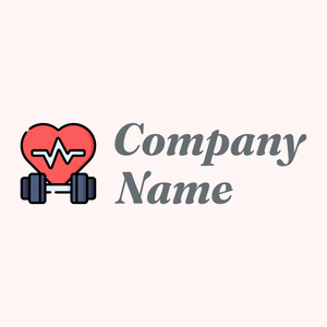Heart rate logo on a Snow background - Deportes
