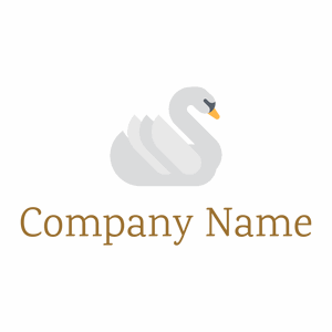 Swan logo on a White background - Tiere & Haustiere