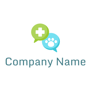 Bubbles Veterinary logo on a White background - Animaux & Animaux de compagnie
