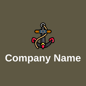 Anchor logo on a Judge Grey background - Abstrait