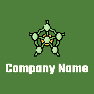 Lymph nodes logo on a Fern Green background - Business & Consulting