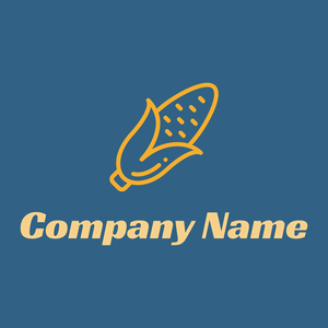 Corn logo on a St Tropaz background - Agricultura