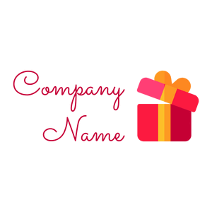 Gift box logo on a White background - Kleinhandel