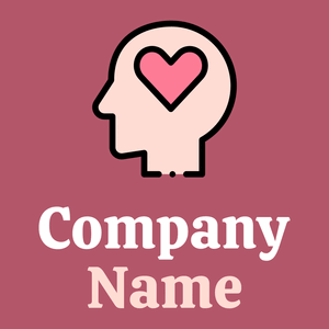 Mental health logo on a Blush background - Medical & Farmacia