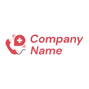 Emergency call logo on a White background - Security