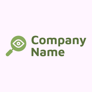 Investigation logo on a Lavender Blush background - Abstrait