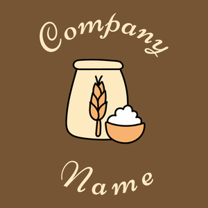 Bisque Flour on a Shingle Fawn background - Alimentos & Bebidas