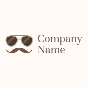 Hipster logo on a Seashell background - Fashion & Beauty