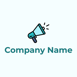 Promotion logo on a Azure background - Comunicazioni