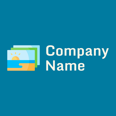 Image logo on a Cerulean background - Photography