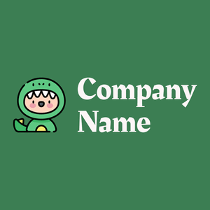 Dinosaur logo on a Amazon background - Entretenimento & Artes