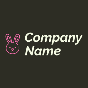 Rabbit logo on a Karaka background - Tiere & Haustiere