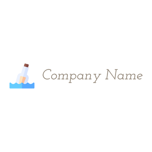 Letter logo on a White background - Comunicaciones