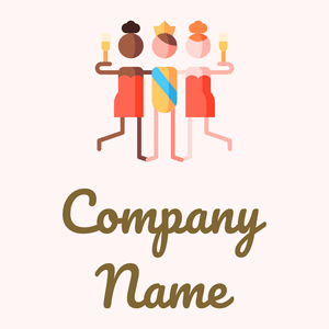 Bachelorette party logo on a beige background - Arte & Intrattenimento