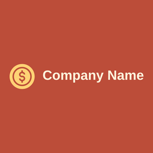 Coin logo on a Grenadier background - Negócios & Consultoria