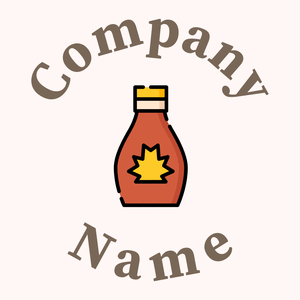 Maple syrup logo on a Snow background - Alimentos & Bebidas