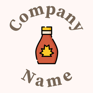 Maple syrup logo on a Snow background - Nourriture & Boisson