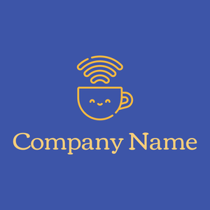 Wifi logo on a Mariner background - Alimentos & Bebidas