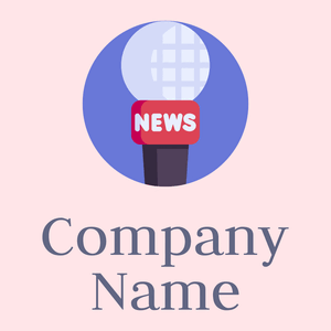 Microphone on a Misty Rose background - Domaine des communications