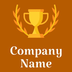 Winner logo on a Tenne (Tawny) background - Deportes