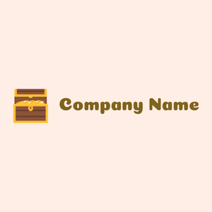 Treasure logo on a Seashell background - Abstrakt