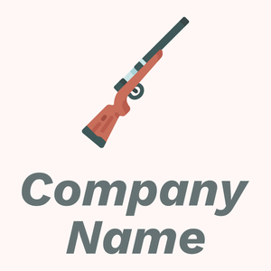 rifle logo on a pale background - Sport