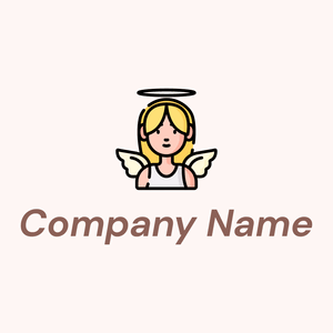 Angel on a Snow background - Abstracto
