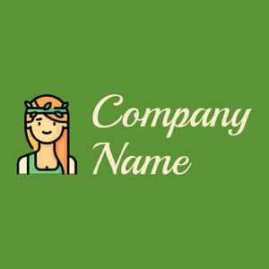 Celtic woman logo on a green background - Religión