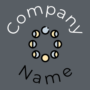Lunar logo on a Bright Grey background - Abstrato