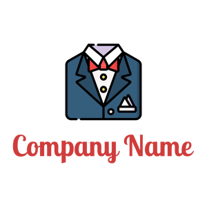 Tuxedo logo on a White background - Moda & Belleza