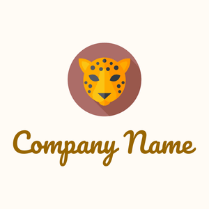 Cheetah mask on a Floral White background - Animais e Pets