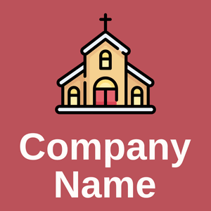 Church on a Blush background - Architektur
