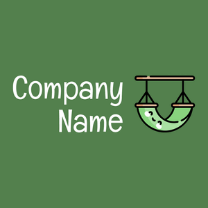 Hammock logo on a Glade Green background - Viajes & Hoteles
