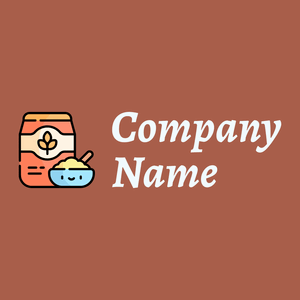 Oatmeal logo on a Crail background - Landbouw