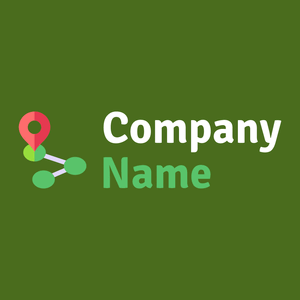 Route logo on a Fiji Green background - Computer