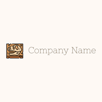 Skull logo on a Seashell background - Dieren/huisdieren