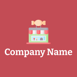 Candy shop logo on a red background - Sommario