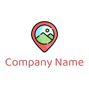 Landscape logo on a White background - Autos & Fahrzeuge