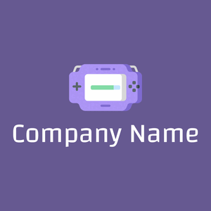Portable console logo on a Butterfly Bush background - Abstrait