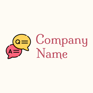 Interview logo on a Floral White background - Abstracto