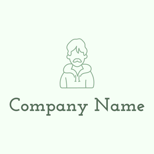 Man logo on a Honeydew background - Mode & Beauté