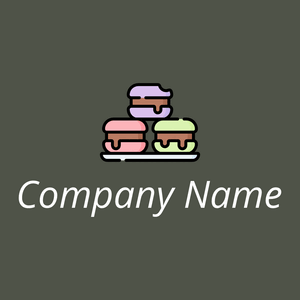 Macarons logo on a Cabbage Pont background - Food & Drink